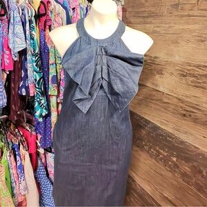 Banana Republic Denim Blue Dress Womens Size 0